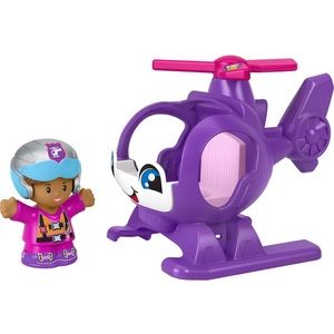 COPY - Fisher Price Little People Barbie Helicopter w figure. NWT